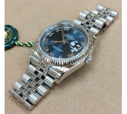 Rolex Datejust 36 Blu Indici Romani Jubilee Full set 116234