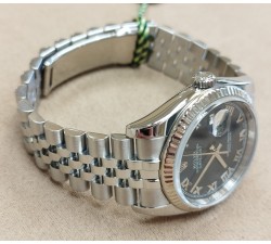 Rolex Datejust 36 Blu Indici Romani Jubilee Full set 116234