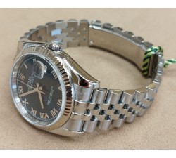 Rolex Datejust 36 Blu Indici Romani Jubilee Full set 116234