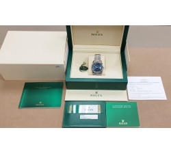 Rolex Datejust 36 Blu Indici Romani Jubilee Full set 116234