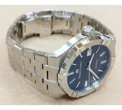 Maurice Lacroix AIKON 42 Blue Full Set Official Dealer AI6008-SS002-430-1
