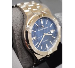 Maurice Lacroix AIKON 42 Blue Full Set Official Dealer AI6008-SS002-430-1