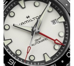 Hamilton khaki navy scuba GMT auto 43mm H82555150