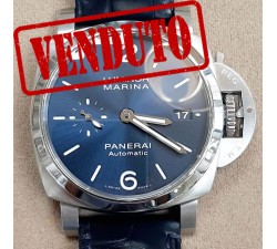 Panerai Luminor Marina 1950 3 Days Automatic Blue Dial with stickers PAM01393