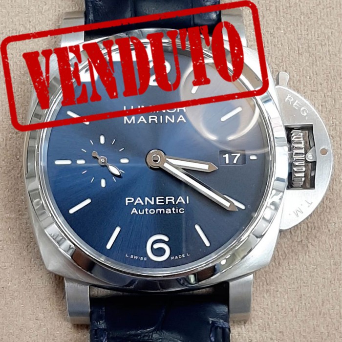 Panerai Luminor Marina 1950 3 Days Automatic Blue Dial with stickers PAM01393 Panerai Luminor Marina 1950 3 Days Automatic Blue Dial with stickers PAM01393