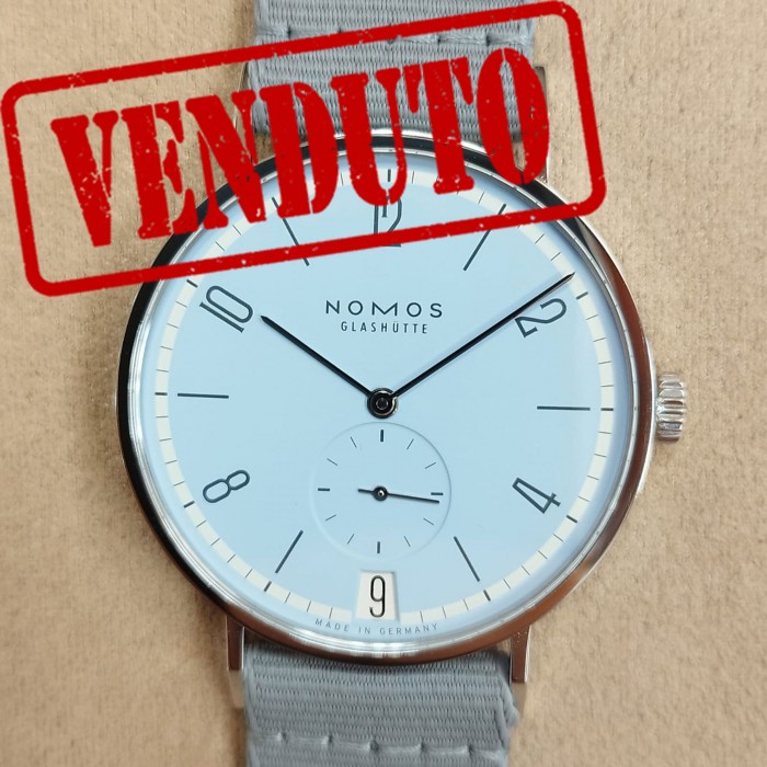 NOMOS Tangente 38 Date Frostblau 175 Limited Edition NEW 179.S23 NOMOS Tangente 38 Date Frostblau 175 Limited Edition NEW 179.S23