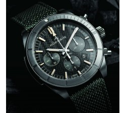 Norqain Adventure Sport Chrono 44 mm DLC nero quadrante nero