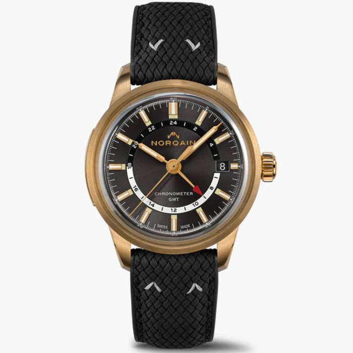 Norqain Freedom 60 GMT 40mm Edizione limitata NNZ2100ZLG/T215 Norqain Freedom 60 GMT 40mm Edizione limitata NNZ2100ZLG/T215