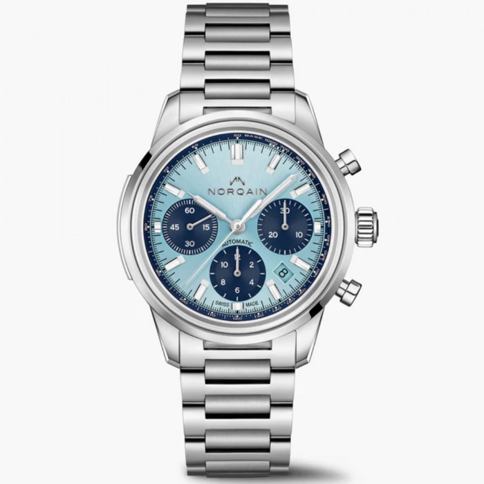 Norqain Freedom 60 Chrono 40 mm Sky Blue Ref. N2201.19S01.A03 – Cronografo Automatico Swiss Made