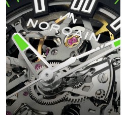 Norqain Independence Wild One Skeleton 42 mm Gecko Ref. N3000.07Q20.B14 – Automatico COSC Swiss Made