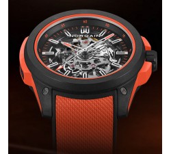 Norqain Independence Wild One Skeleton 42mm Coral NNQ3000QBR2AS/B013