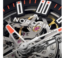 Norqain Independence Wild One Skeleton 42mm Coral NNQ3000QBR2AS/B013
