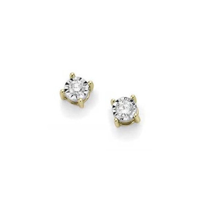 Orecchini in oro giallo 18Kt punto luce con diamante LOL11842.010 DonnaOro Luce Orecchini in oro giallo 18Kt punto luce con diamante LOL11842.010 DonnaOro Luce
