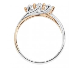 Trilogy Bicolore in Oro 18Kt e Diamanti ANB 2590 COMETE GIOIELLI