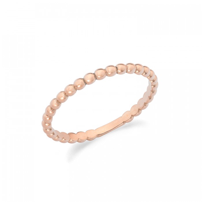 Anello in oro rosa 9Kt con sfere KAAZ 009 Ambrosia Anello in oro rosa 9Kt con sfere KAAZ 009 Ambrosia