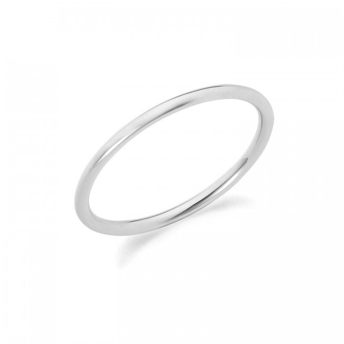 Anello in oro bianco 9Kt fedina sottile KAAZ 032 Ambrosia Anello in oro bianco 9Kt fedina sottile KAAZ 032 Ambrosia
