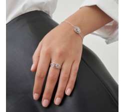 Anello Dune con diamanti in oro yellow sunrise 18Kt GAN2662U Annamaria Cammilli