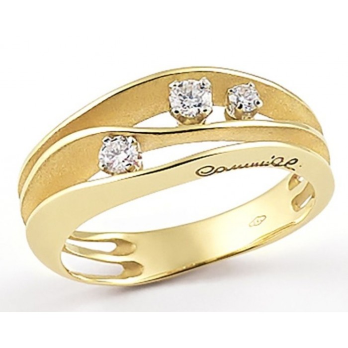 Anello Dune con diamanti in oro yellow sunrise 18Kt GAN2662U Annamaria Cammilli Anello Dune con diamanti in oro yellow sunrise 18Kt GAN2662U Annamaria Cammilli