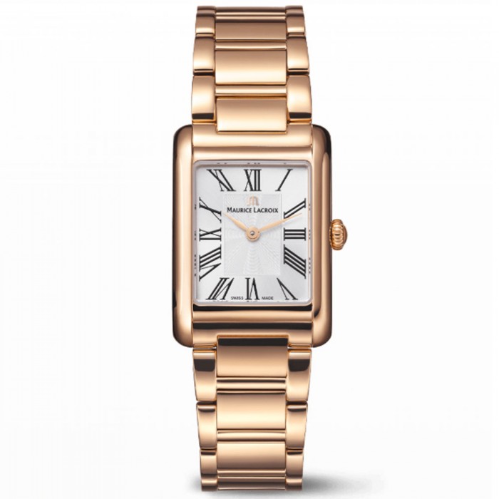 Maurice Lacroix Fiaba Square – Oro Rosa PVD 24 × 34 mm (Ref. FA1205‑PVP02‑110‑1)