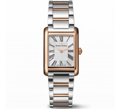 Maurice Lacroix Fiaba Square acciaio bicolore rosa 24x34 mm donna