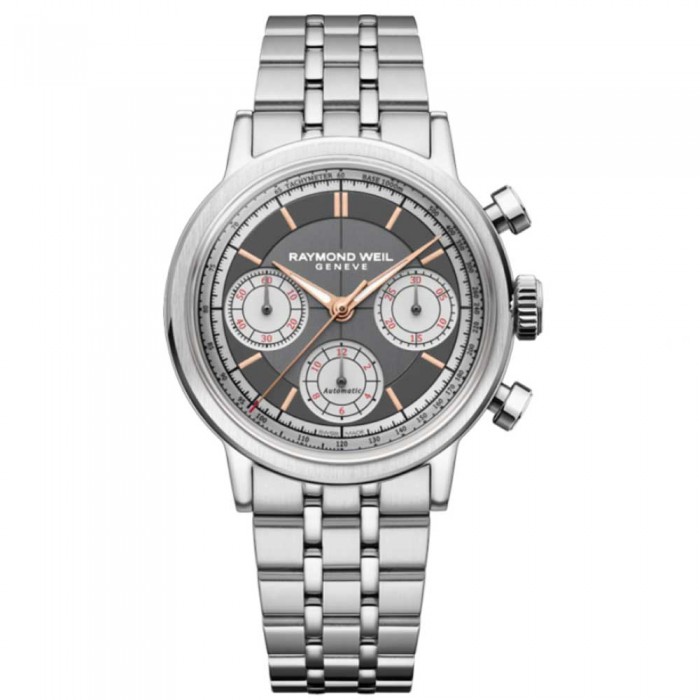 Raymond Weil Millesime Chronograph 39 mm – Ref. 7765‑ST‑60651 Raymond Weil Millesime Chronograph 39 mm – Ref. 7765‑ST‑60651