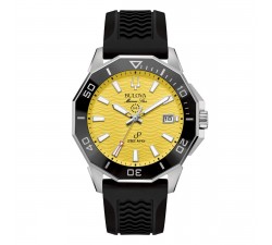 Bulova Marine Star Precisionist 96B431 quadrante giallo onde 43 mm