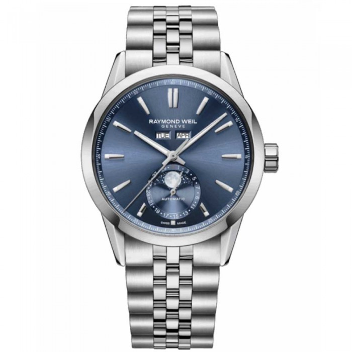 Raymond Weil Freelancer Calendario Completo Fasi Luna 40 mm – Ref. 2766‑ST‑50001 Raymond Weil Freelancer Calendario Completo Fasi Luna 40 mm – Ref. 2766‑ST‑50001