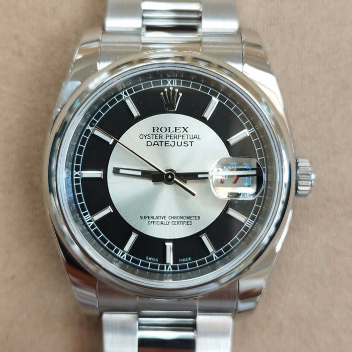 Rolex Datejust 36 mm Tuxedo Dial – Ref. 116200 (NOS – New Old Stock) Rolex Datejust 36 mm Tuxedo Dial – Ref. 116200 (NOS – New Old Stock)