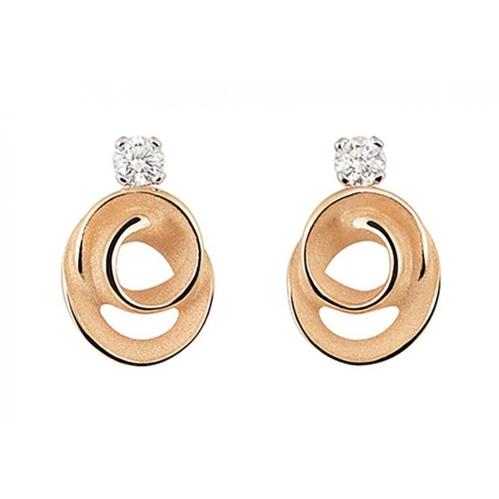 Orecchini Dune Assolo con diamanti in oro arancio apricot 18Kt GOR3668J Annamaria Cammilli Orecchini Dune Assolo con diamanti in oro arancio apricot 18Kt GOR3668J Annamaria Cammilli