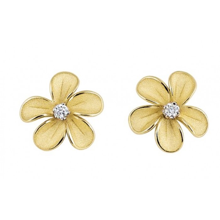 Orecchini Cherry Bloom con diamanti in oro yellow sunrise 18Kt GOR3766U Annamaria Cammilli Orecchini Cherry Bloom con diamanti in oro yellow sunrise 18Kt GOR3766U Annamaria Cammilli
