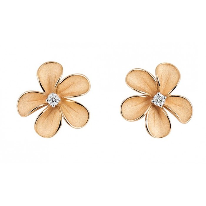 Orecchini Cherry Bloom con diamanti in oro orange apricot 18Kt GOR3767J Annamaria Cammilli Orecchini Cherry Bloom con diamanti in oro orange apricot 18Kt GOR3767J Annamaria Cammilli