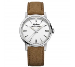 Alpina Heritage Tropic-Proof AL-480S2H6 quadrante bianco 34 mm