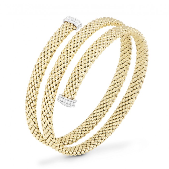 Bracciale Rio spirale con diamanti in oro 18Kt M6110BB3 Piero Milano Bracciale Rio spirale con diamanti in oro 18Kt M6110BB3 Piero Milano