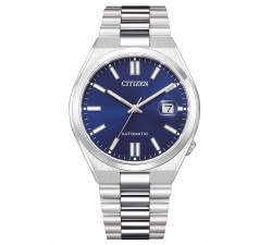 Citizen Tsuyosa Automatic NJ0150-81L orologio uomo acciaio 40mm quadrante blu movimento automatico vetro zaffiro