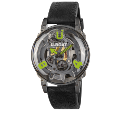 U-Boat U-65 44mm Ref. 3350 quadrante scheletrato verde