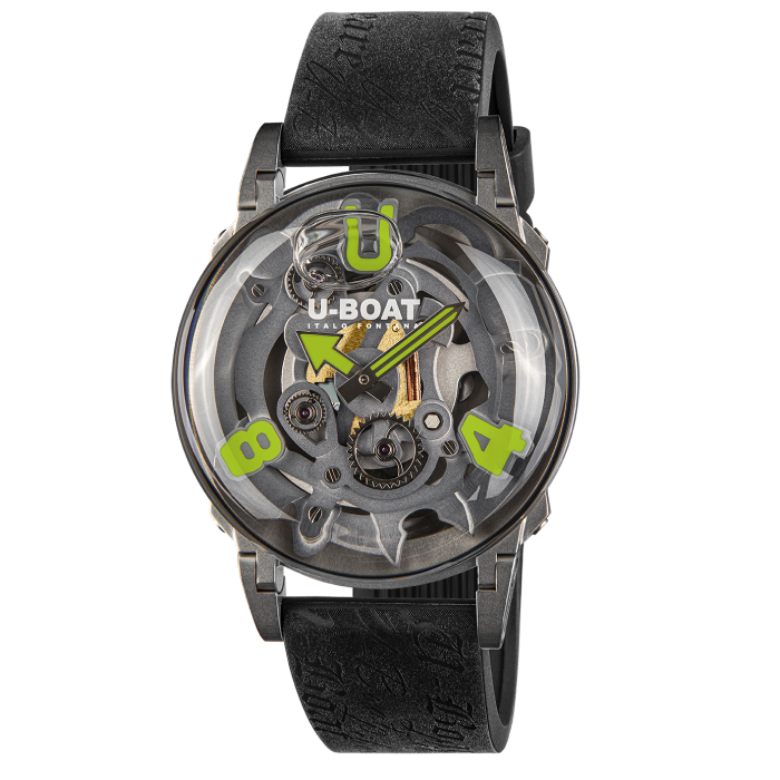 U-Boat U-65 44mm Ref. 3350 – Acciaio e Quadrante Scheletrato Verde
