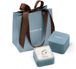 Anello Onda ANB 2494 oro rosa 18kt e diamanti 0,40 ct COMETE GIOIELLI