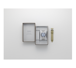 Seiko Presage SRPL19J1 quadrante azzurro Ice Blue scatola speciale con doppio cinturino