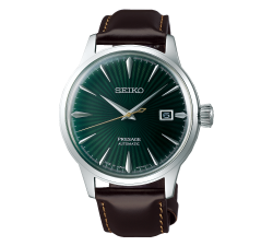 Seiko Presage SRPD37J1 quadrante verde vista frontale