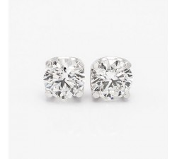 Orecchini punto luce diamanti 2 carati