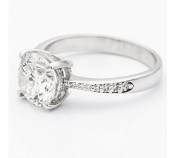 Anello fidanzamento diamante grande caratura