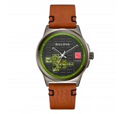 Bulova 98A330 quadrante bianco geometric