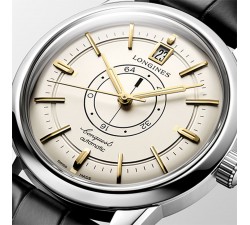 Quadrante avorio Conquest Heritage riserva di carica centrale