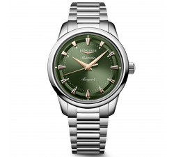 Longines Conquest Heritage L1.650.4.02.6 orologio uomo verde