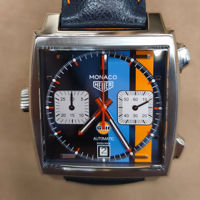 TAG Heuer Monaco Calibre 11 Gulf Special Edition Steve McQueen Ref. CAW211R.FC6401 – Orologio Usato