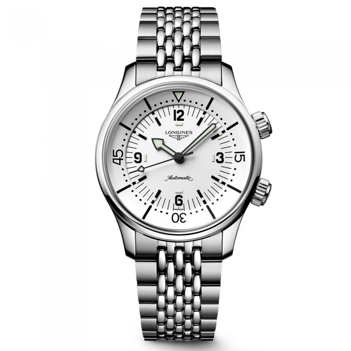 Longines Legend Diver 39mm Bianco - Ref. L3.764.4.16.6