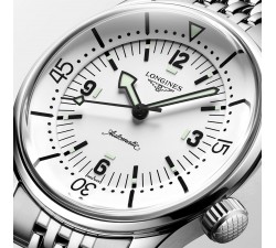 Longines Legend Diver quadrante bianco