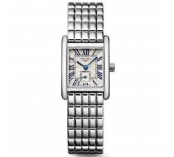 Longines Mini DolceVita 21,50×29 mm quadrante argento flinqué
