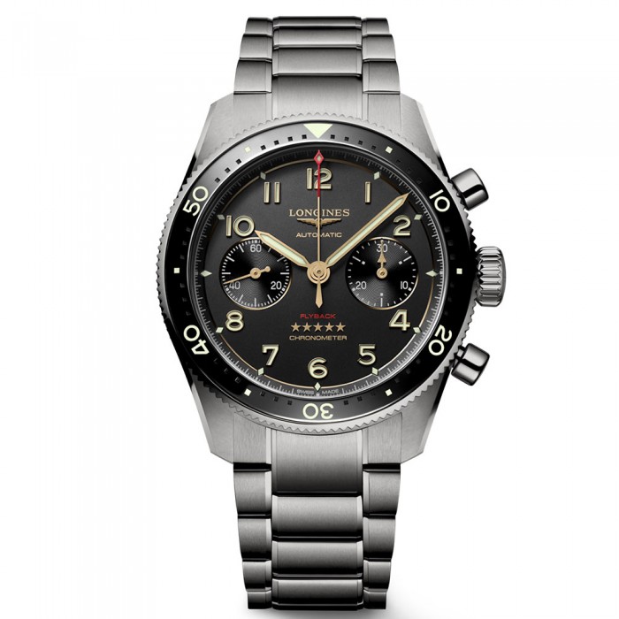 Longines Spirit Flyback Titanium 42 mm Ref. L3.821.1.53.6 – Cronografo Flyback Automatico