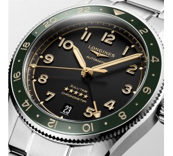 Longines Spirit Zulu Time Ref. L3.802.4.63.6 ghiera verde